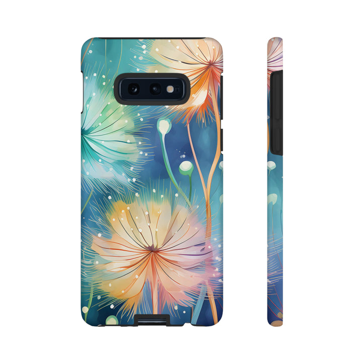 Whimsical Burst Dandelions Phone Case