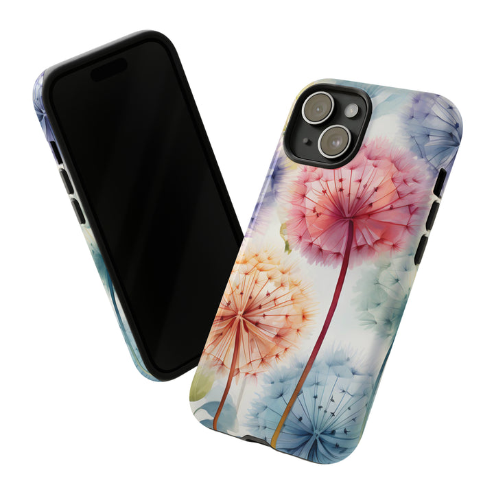 Colorful Field of Dandelions Phone Case