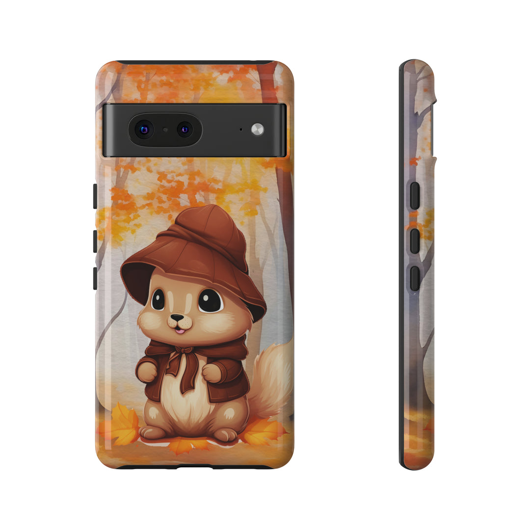 Baby Autumn Chipmunk Phone Case for iPhone, Samsung, Pixel