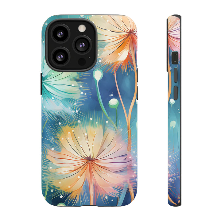 Whimsical Burst Dandelions Phone Case