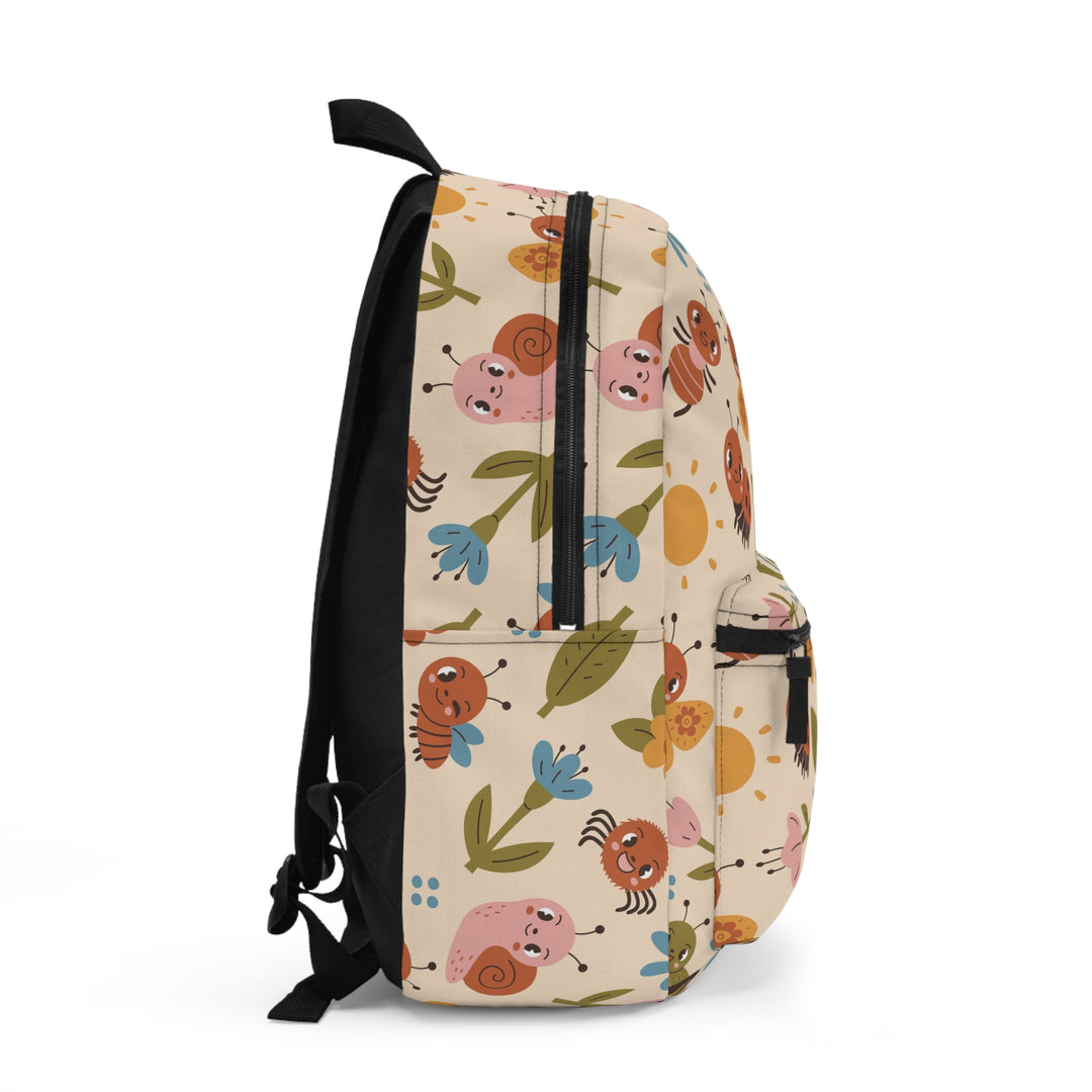 Quirky Buggy Bliss | Lightweight Printed Backpack