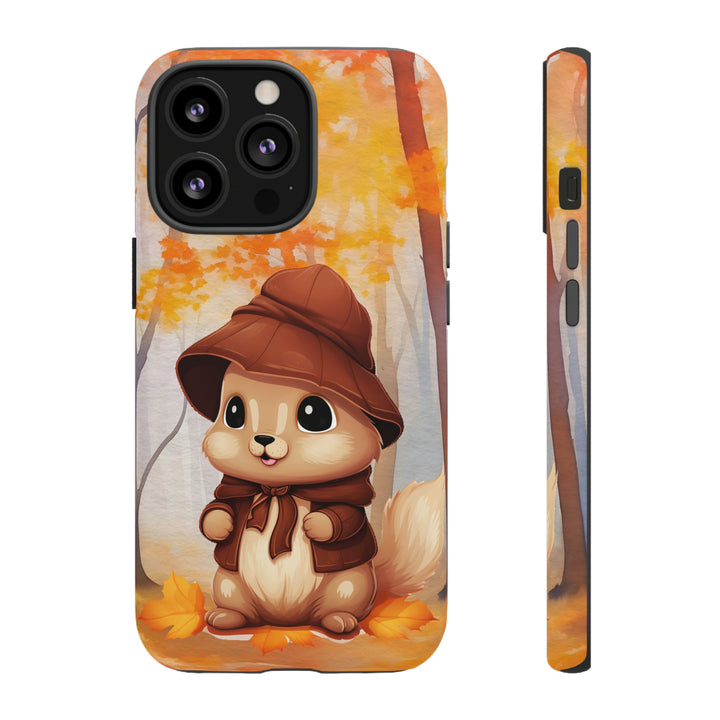 Baby Autumn Chipmunk Phone Case for iPhone, Samsung, Pixel