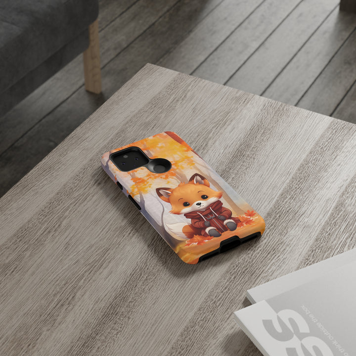 Baby Forest Fox Ready for Autumn - Samsung & iPhone Phone Case