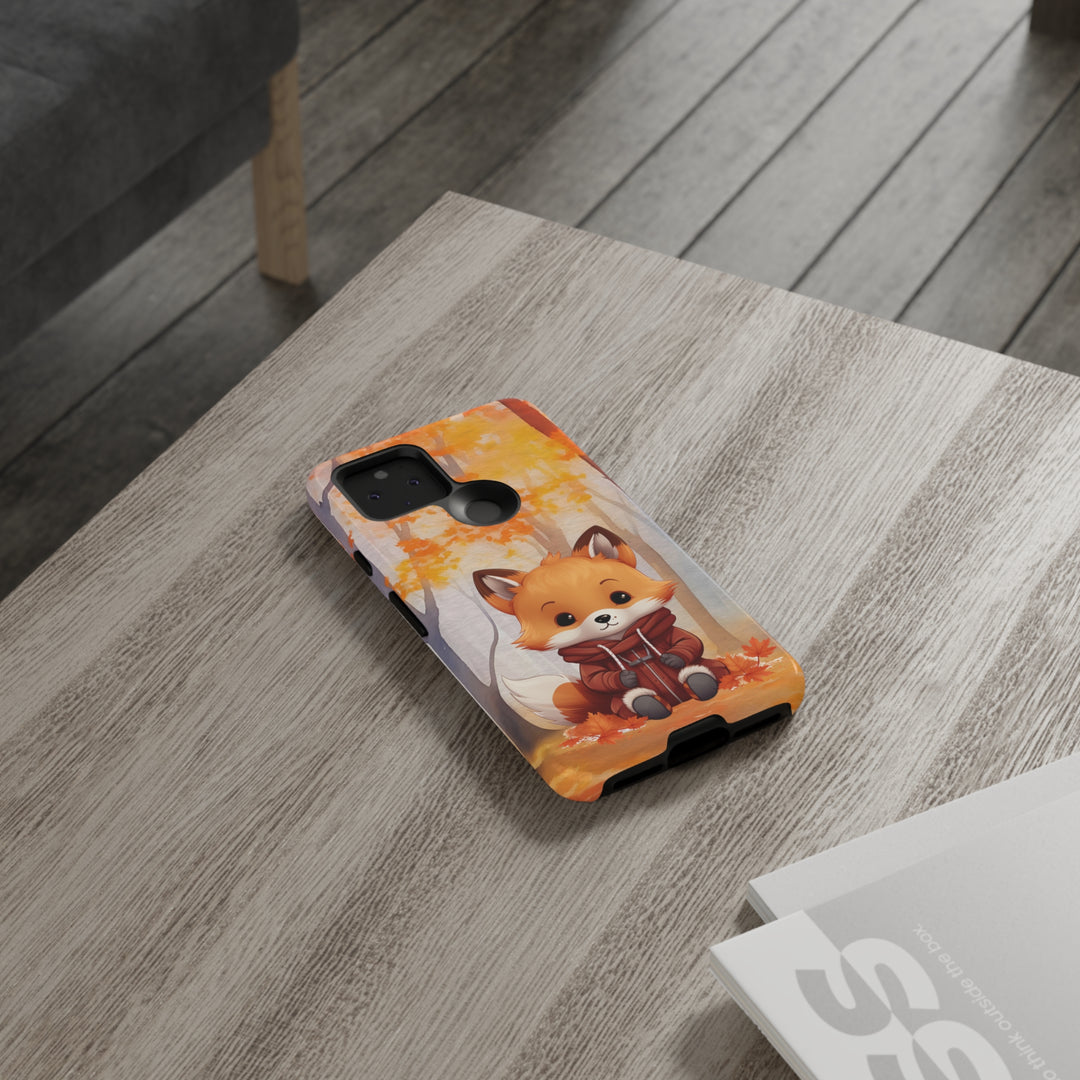 Baby Forest Fox Ready for Autumn - Samsung & iPhone Phone Case