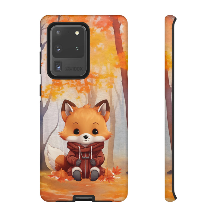 Baby Forest Fox Ready for Autumn - Samsung & iPhone Phone Case