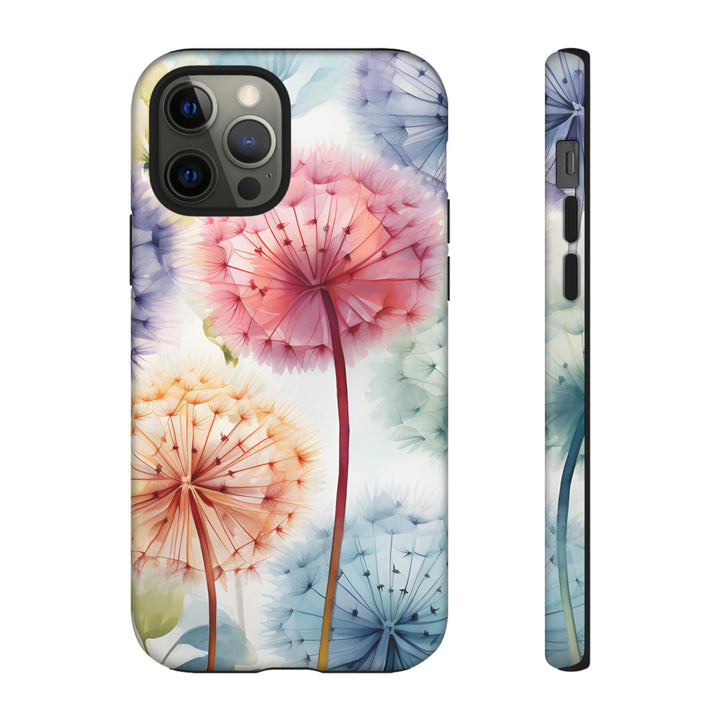 Colorful Field of Dandelions Phone Case