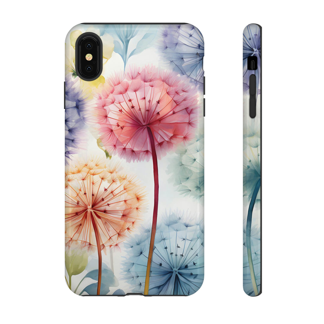 Colorful Field of Dandelions Phone Case