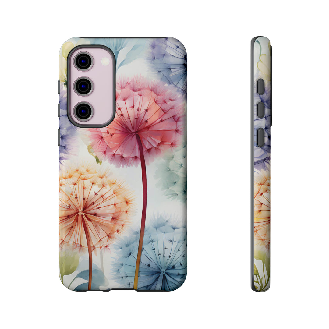 Colorful Field of Dandelions Phone Case