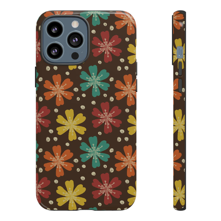 Retro Blooms in Color | Phone Case for iPhone/Galaxy/Pixel