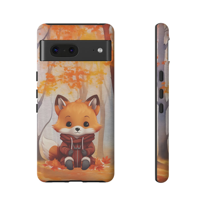 Baby Forest Fox Ready for Autumn - Samsung & iPhone Phone Case