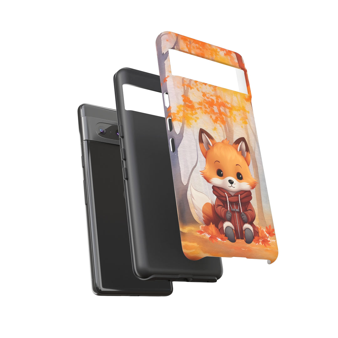 Baby Forest Fox Ready for Autumn - Samsung & iPhone Phone Case