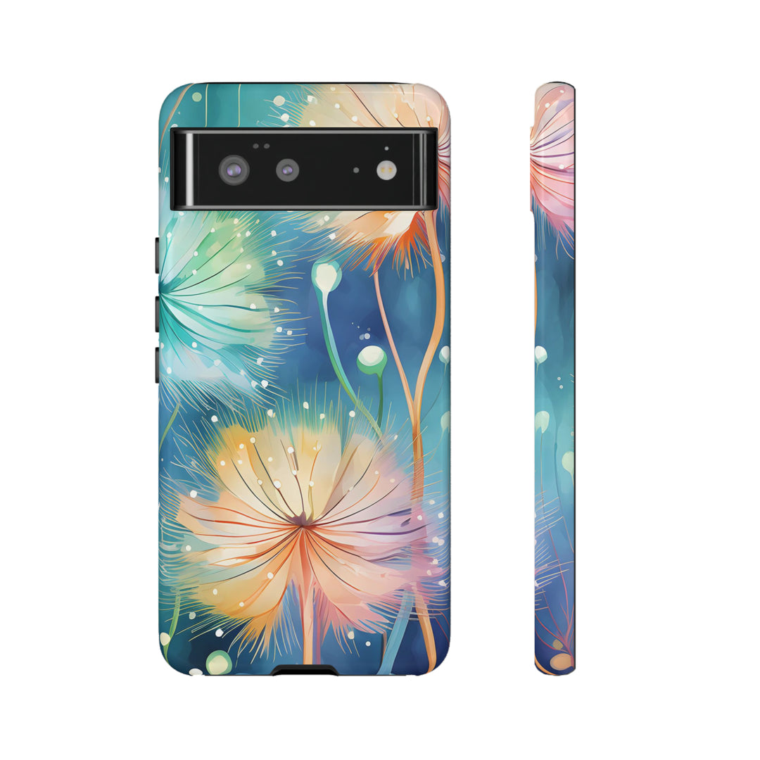 Whimsical Burst Dandelions Phone Case