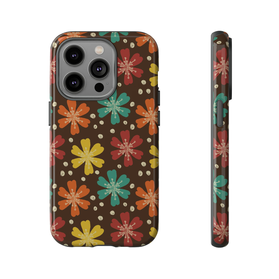 Retro Blooms in Color | Phone Case for iPhone/Galaxy/Pixel