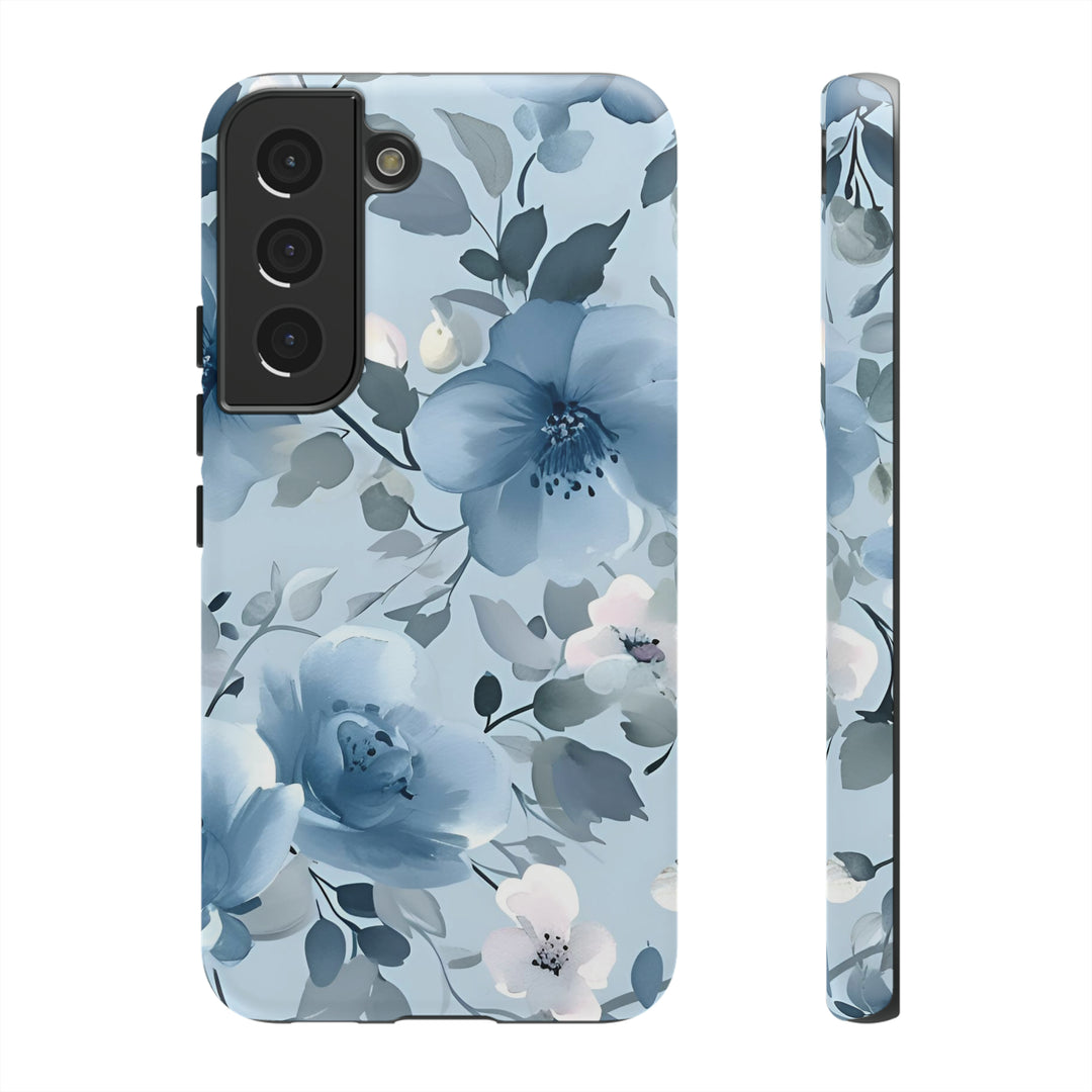 Dusty Blue Flowers | Phone Case for iPhone/Galaxy/Pixel