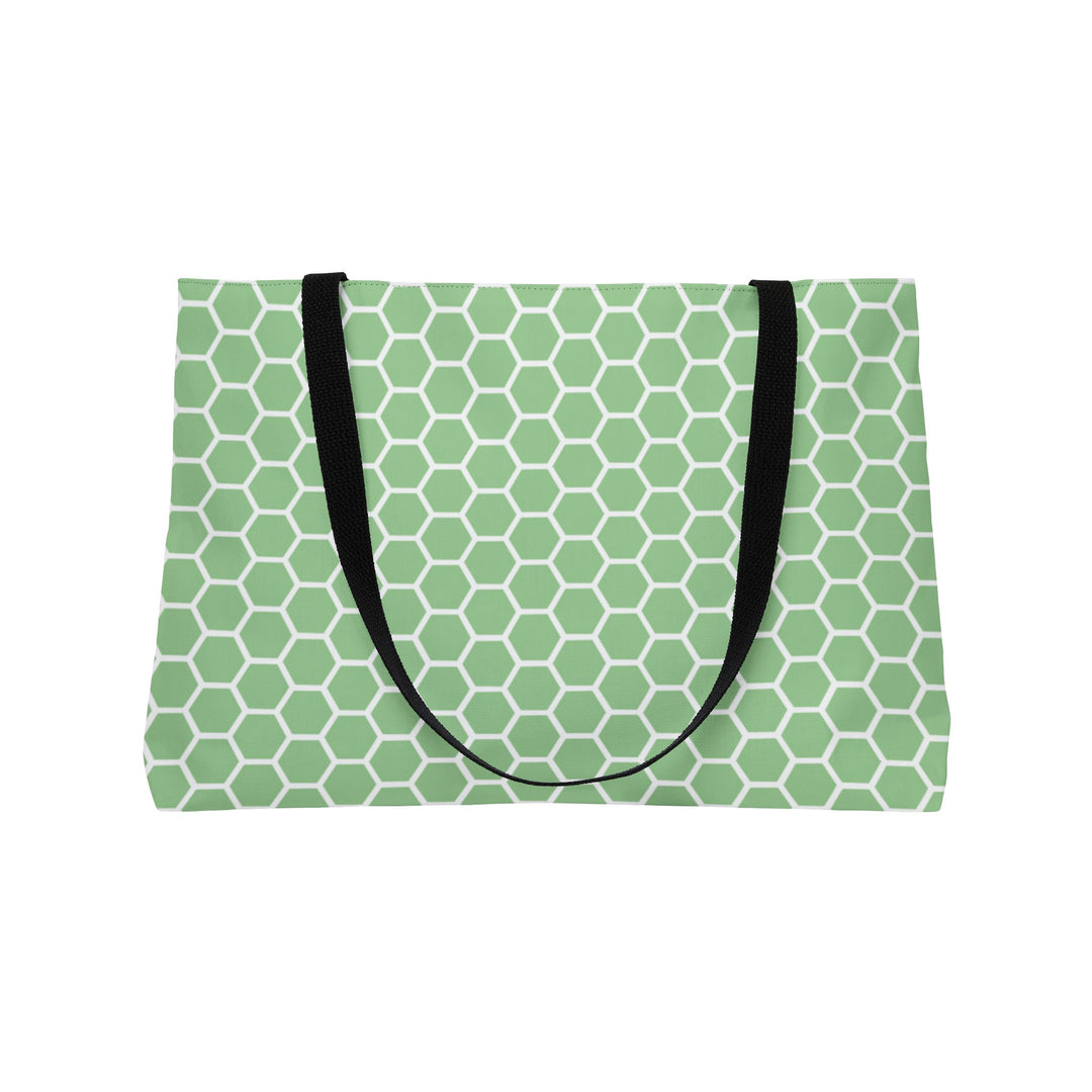 Blue/Green Honeycomb REVERSIBLE!! | Big Bag Everything Tote