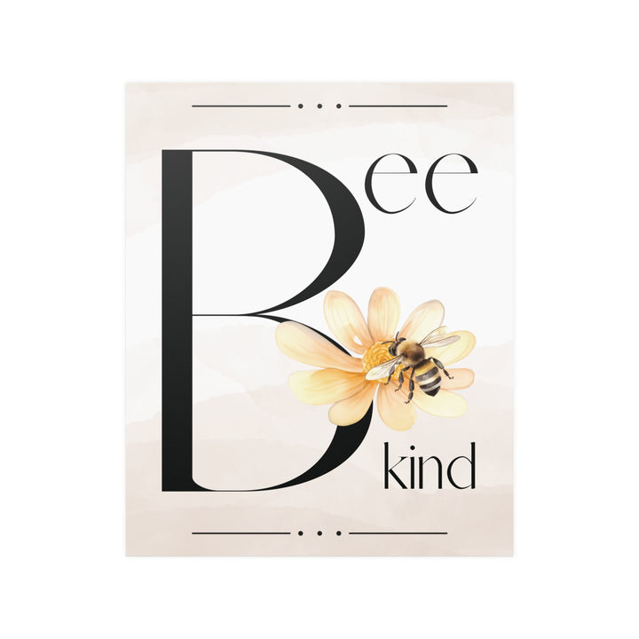 Bee Kind Poster Art