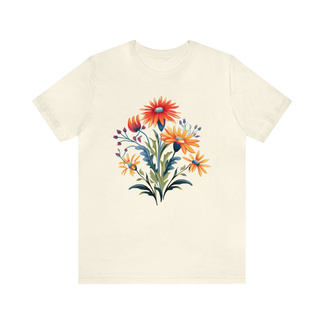 Happy Wildflower Bouquet Graphic Tshirt