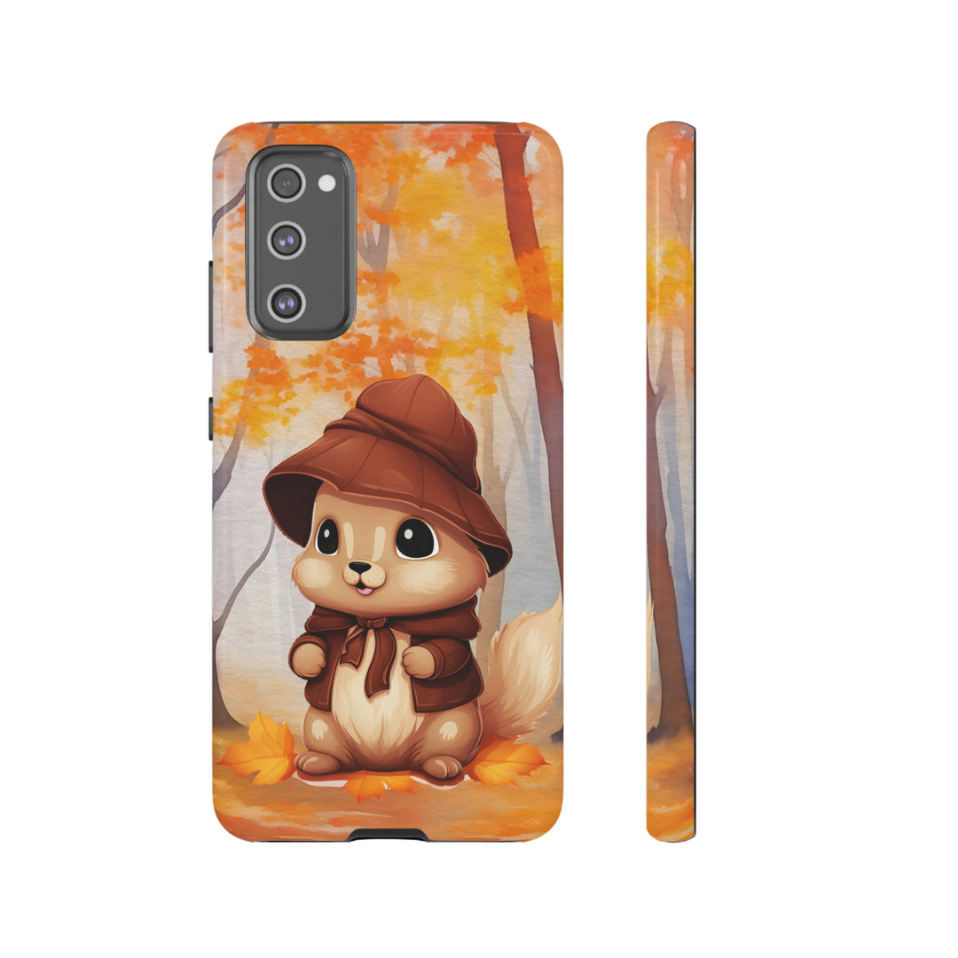 Baby Autumn Chipmunk Phone Case for iPhone, Samsung, Pixel