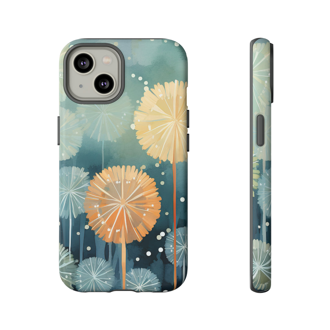 Abstract Dandelions Phone Case