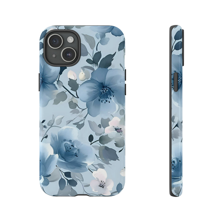 Dusty Blue Flowers | Phone Case for iPhone/Galaxy/Pixel