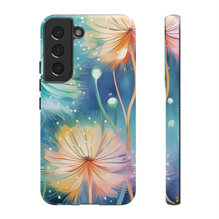 Whimsical Burst Dandelions Phone Case