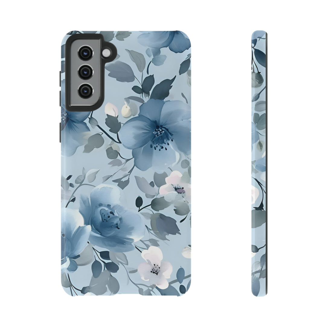 Dusty Blue Flowers | Phone Case for iPhone/Galaxy/Pixel