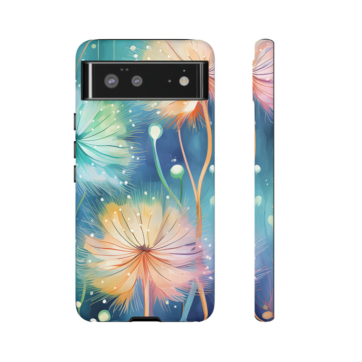 Whimsical Burst Dandelions Phone Case