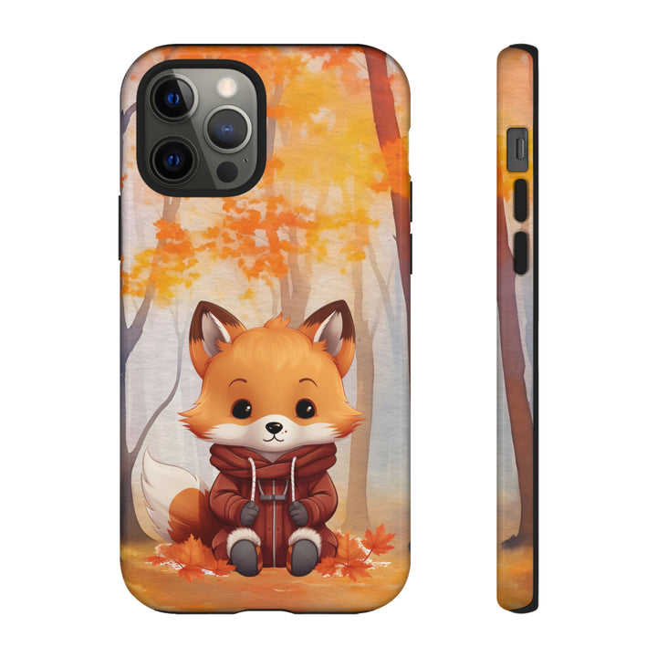 Baby Forest Fox Ready for Autumn - Samsung & iPhone Phone Case