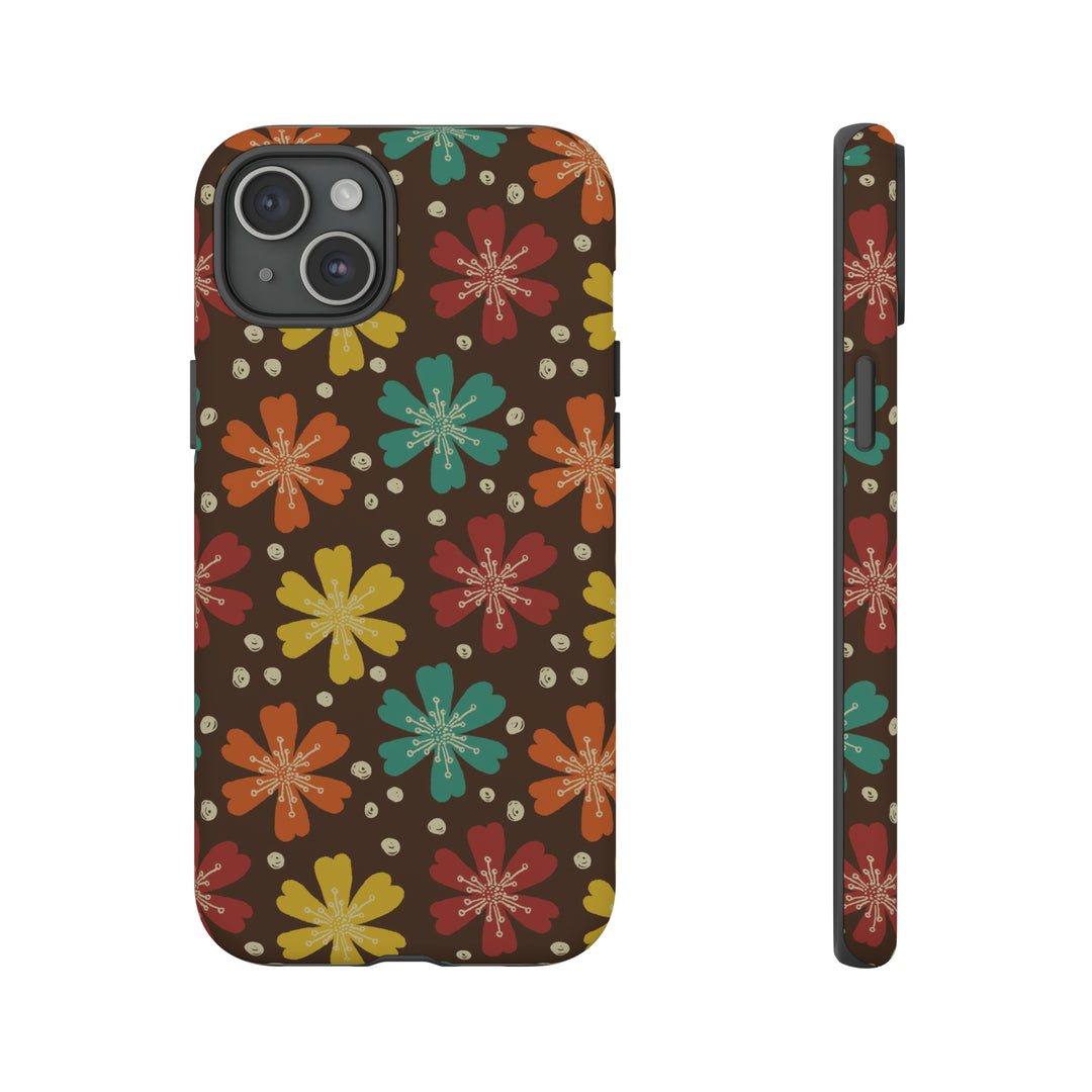 Retro Blooms in Color | Phone Case for iPhone/Galaxy/Pixel