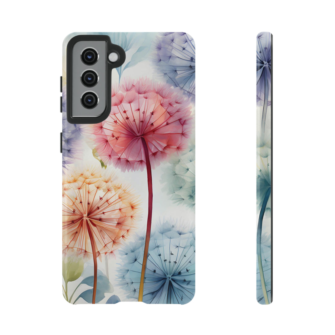 Colorful Field of Dandelions Phone Case