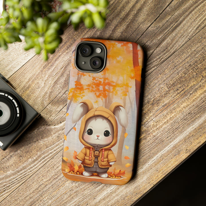 Baby Autumn Bunny Phone Case for iPhone, Samsung, Pixel