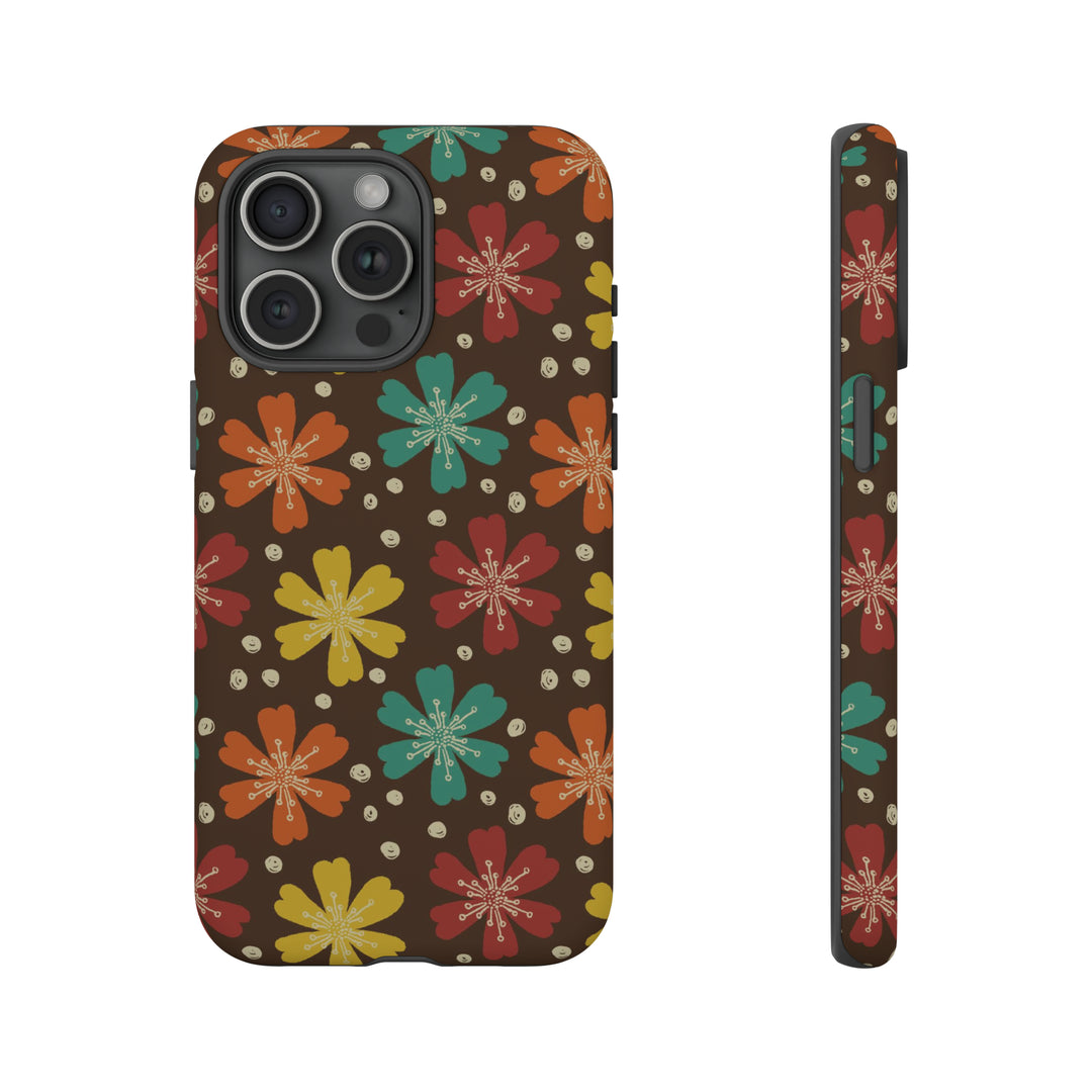 Retro Blooms in Color | Phone Case for iPhone/Galaxy/Pixel