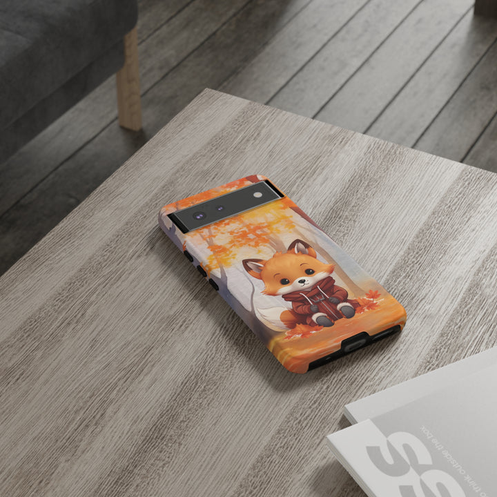 Baby Forest Fox Ready for Autumn - Samsung & iPhone Phone Case