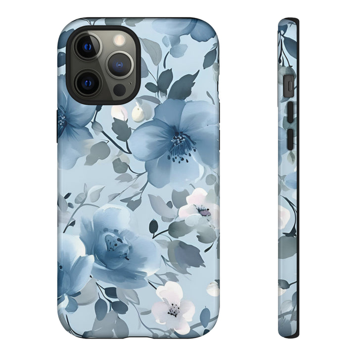 Dusty Blue Flowers | Phone Case for iPhone/Galaxy/Pixel