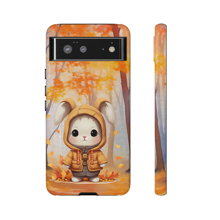 Baby Autumn Bunny Phone Case for iPhone, Samsung, Pixel