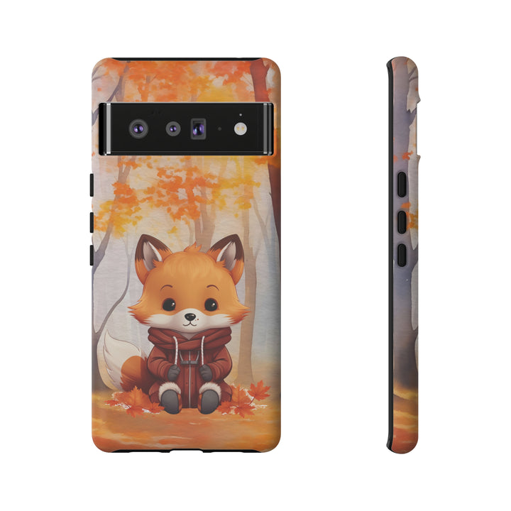 Baby Forest Fox Ready for Autumn - Samsung & iPhone Phone Case