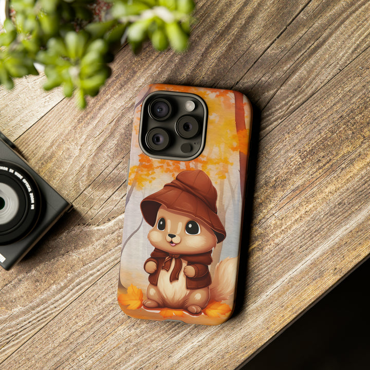 Baby Autumn Chipmunk Phone Case for iPhone, Samsung, Pixel