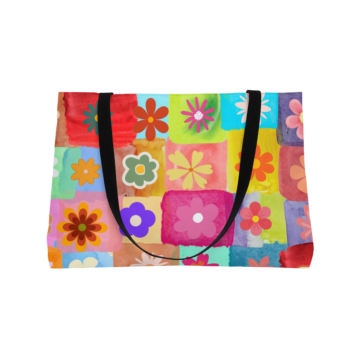 Happy Hippie Floral Tote Bag | Big Bag Everything Tote