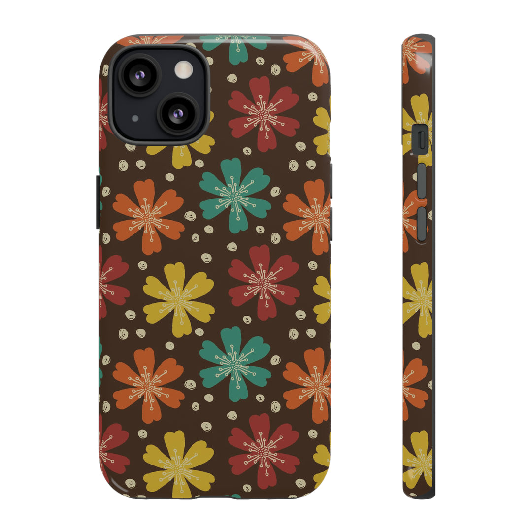 Retro Blooms in Color | Phone Case for iPhone/Galaxy/Pixel