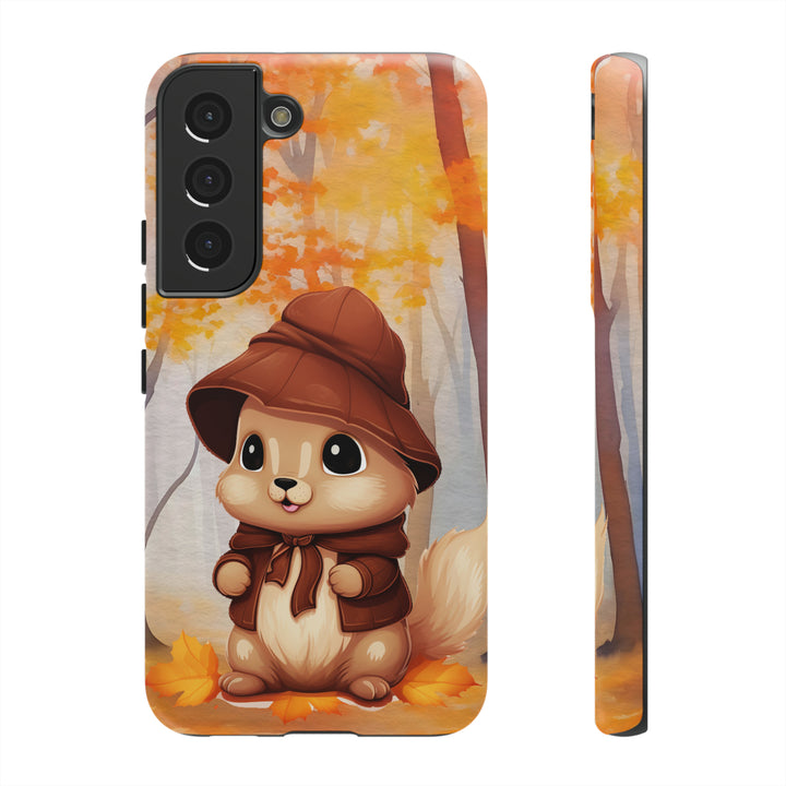 Baby Autumn Chipmunk Phone Case for iPhone, Samsung, Pixel