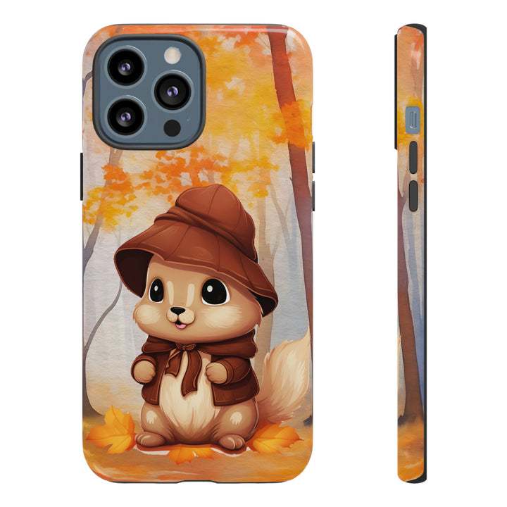 Baby Autumn Chipmunk Phone Case for iPhone, Samsung, Pixel