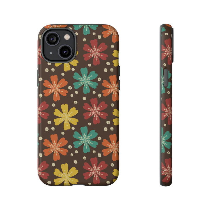 Retro Blooms in Color | Phone Case for iPhone/Galaxy/Pixel