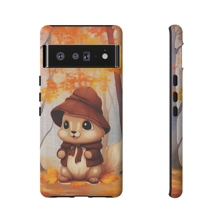 Baby Autumn Chipmunk Phone Case for iPhone, Samsung, Pixel