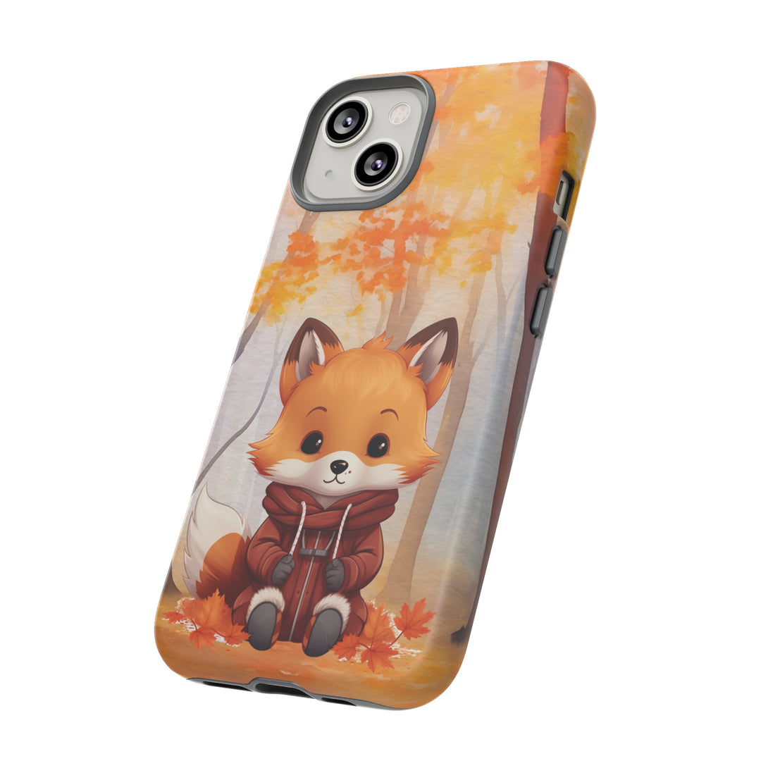 Baby Forest Fox Ready for Autumn - Samsung & iPhone Phone Case