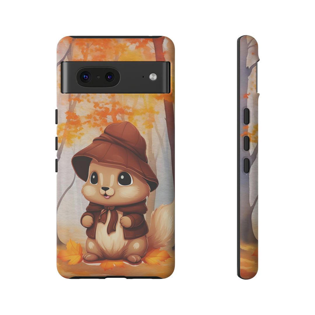 Baby Autumn Chipmunk Phone Case for iPhone, Samsung, Pixel