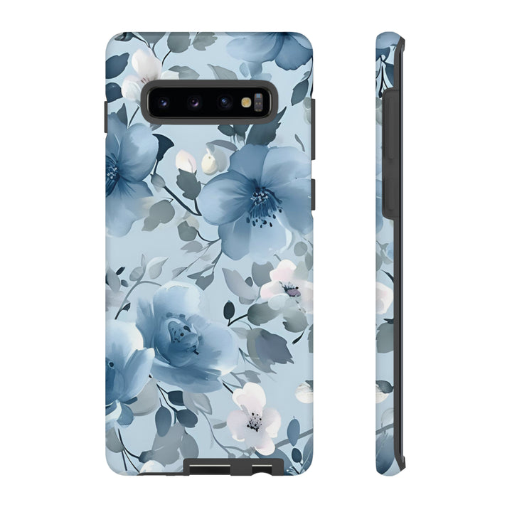 Dusty Blue Flowers | Phone Case for iPhone/Galaxy/Pixel