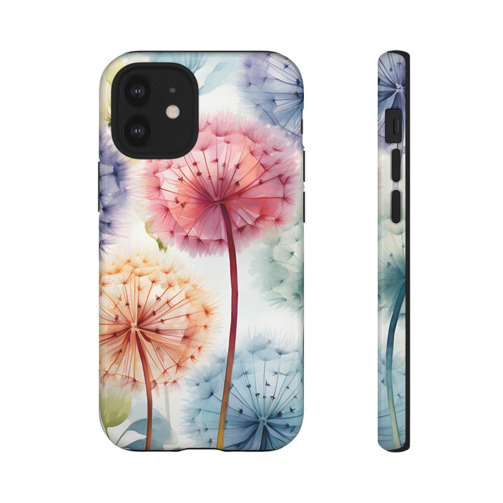 Colorful Field of Dandelions Phone Case