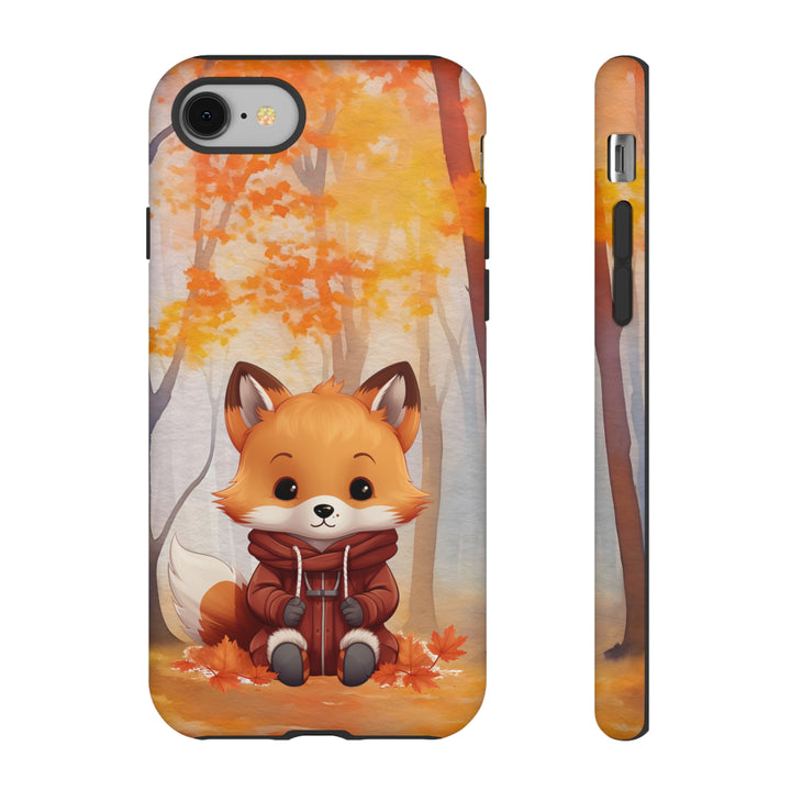 Baby Forest Fox Ready for Autumn - Samsung & iPhone Phone Case