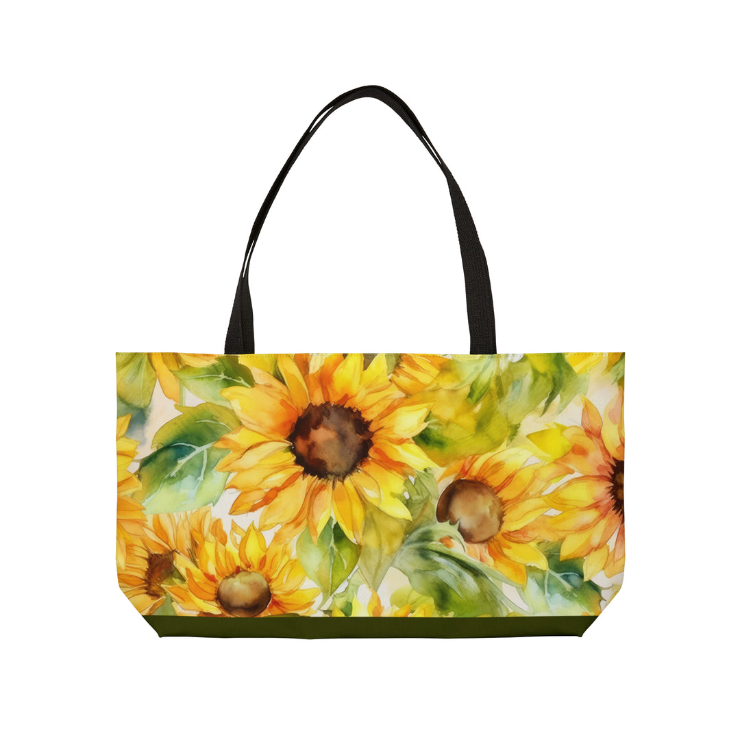 Watercolor Print Field of Sunflowers Everything Bag