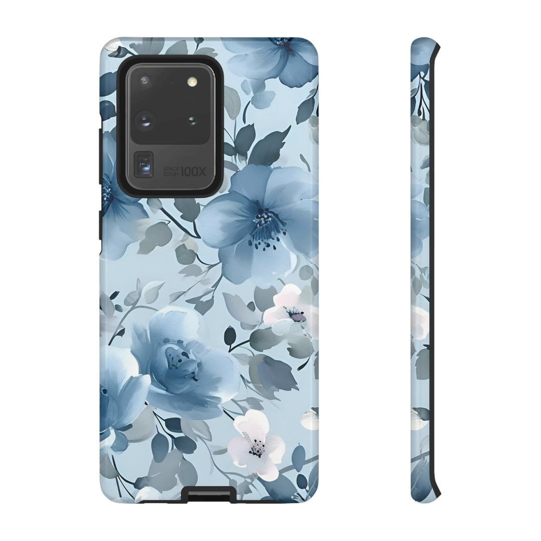 Dusty Blue Flowers | Phone Case for iPhone/Galaxy/Pixel